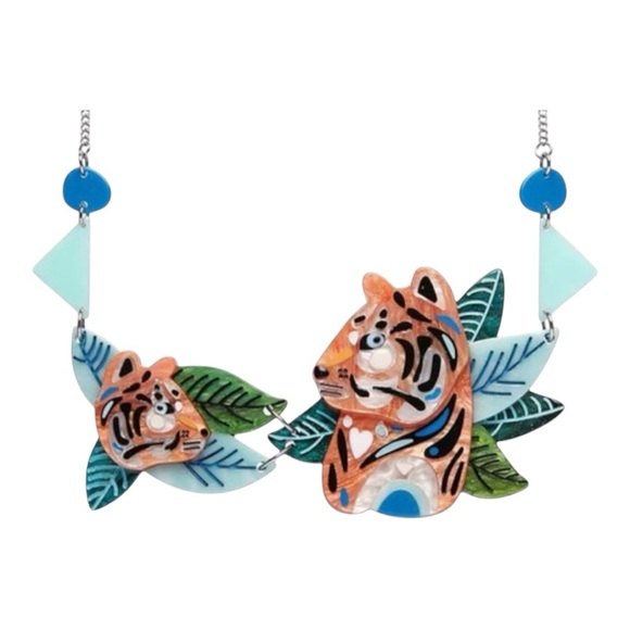 Jewelry - Erstwilder The Tranquil Tiger Necklace Pete Cromer Pinup BNB